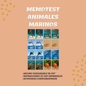 MEMOTEST DIGITAL - Animales marinos