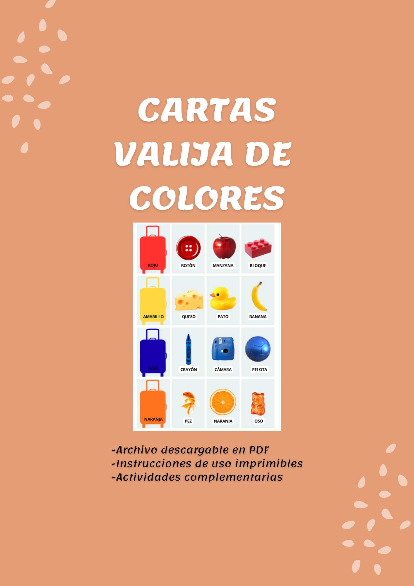 CARTAS VALIJA DE COLORES - DIGITAL
